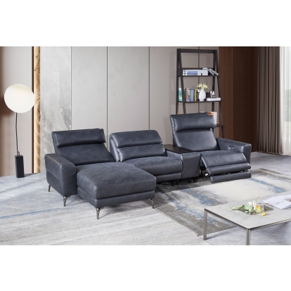 VIG Furniture Grey Sectional Sofa SKU VGMB-R180-P1-GRY - Product ID 80430