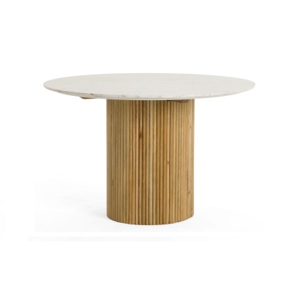 VIG Furniture White Dining Table SKU VGEDRID112011-RNDDT - Product ID 80527