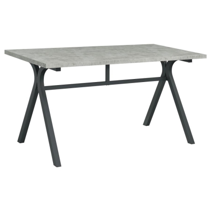 Coaster Tatum Rectangular Writing Desk Cement and Gunmetal Model 805891