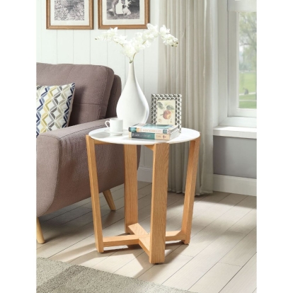 ACME Tartan Accent Table Model 80986