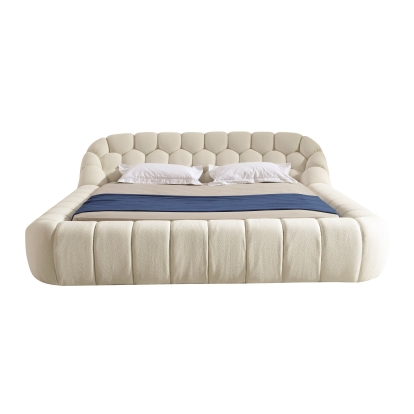 VIG Furniture Off-White Bed SKU VGEV-A127-BED-OFFWHT - Product ID 81100|81101