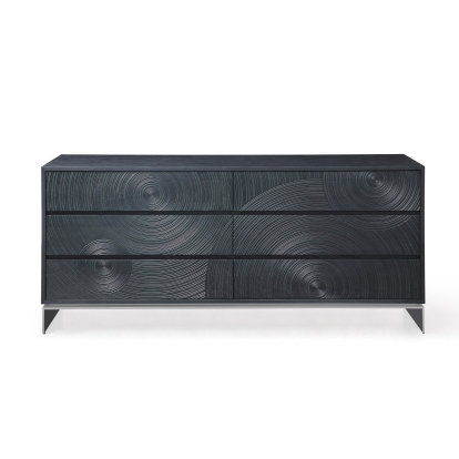 Lamod Cirque - Modern Black Ash Dresser Dresser Black furniture-00181573 Vig Furniture VGVC-J2368-D