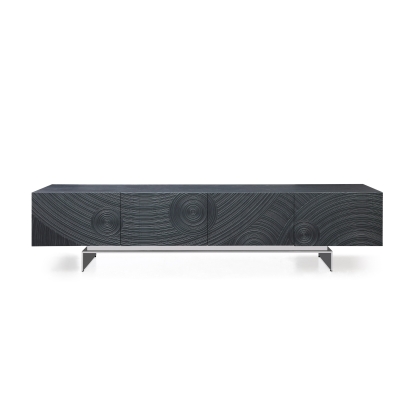 VIG Furniture Black TV Stand SKU VGVC-TV2368-BLK - Product ID 81576A