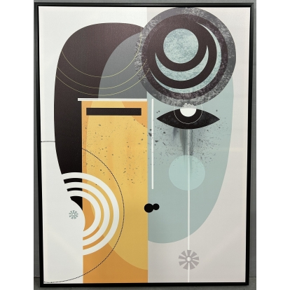 Modrest VIG23017 - 35 X 47 Black Framed Oil Painting Painting furniture-00181646 Vig Furniture VGTHVIG23017
