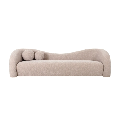 Divani Casa Calico - Contemporary Beige Fabric 4-Seat Sofa Sofa Beige furniture-00181771 Vig Furniture VGOD-ZW-22019-4S-BGE