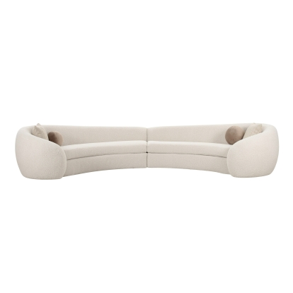 Modrest - Kilmer Modern Off-White Curved Fabric Sectional Sofa Sectional Sofa Off-White furniture-00181827 Vig Furniture VGOD-ZW-22017-OFFWHT