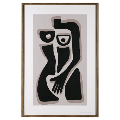 Modrest Donne - Modern 32" x 47" Painting Painting Black/White furniture-00181927 Vig Furniture VGVA-CO23070