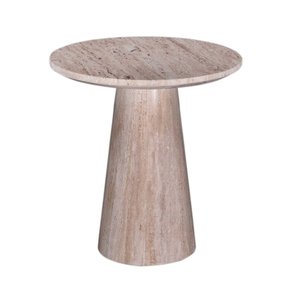 Modrest Velma - Modern Travertine Marble End Table End Table Beige furniture-00182009 Vig Furniture VGBR-SBA-8542-BE