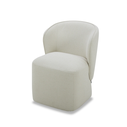 Modrest Souza - Modern Beige Fabric Swivel Dining Chair Dining Chair Beige furniture-00182202 Vig Furniture VGKK-KF.Y1256-BGE