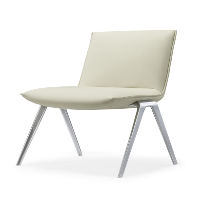 Modrest Cedric - Modern White Vegan Leather Accent Chair Accent Chair White furniture-00182217 Vig Furniture VGFU-F2313-WHT