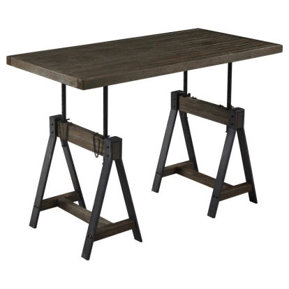 Coaster Delmar Adjustable Writing Desk Burnished Cognac Model 881171