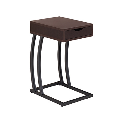 Coaster Troy Accent Table with Power Outlet Cappuccino