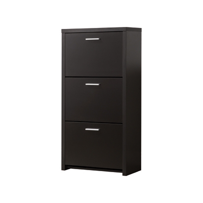 Coaster Vivian 3-drawer Shoe Cabinet Black
