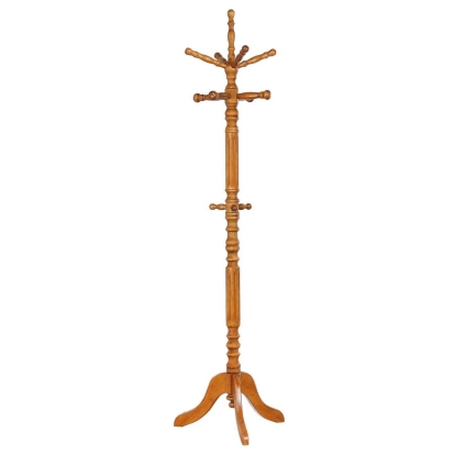 Coaster Achelle Coat Rack with 11 Hooks Golden Brown Model 900759