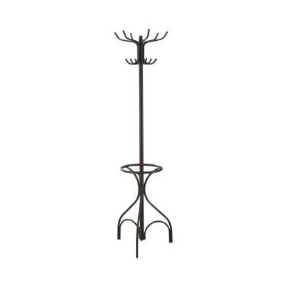 Coaster Kiefer Coat Rack with 12 Hooks Black Model 900821