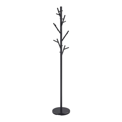 Coaster Clover 18-Hook Coat Rack Black Model 900897