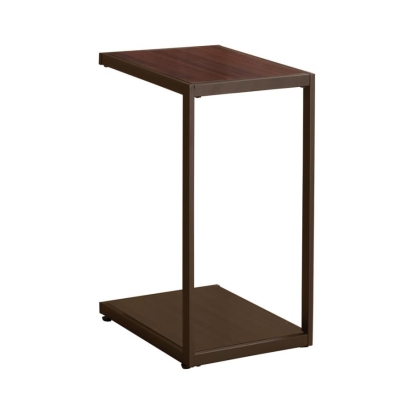 Coaster Jose Rectangular Accent Table with Bottom Shelf Brown Model 901007