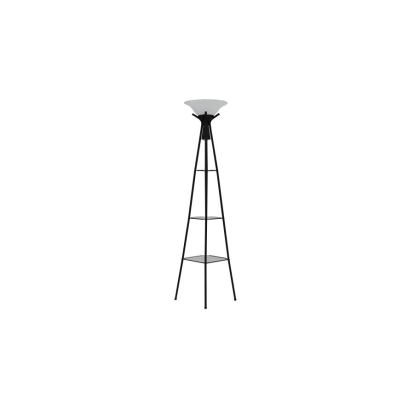 Coaster Gianni Versatile Shelf Tower Floor Lamp Charcoal Black Model 901420