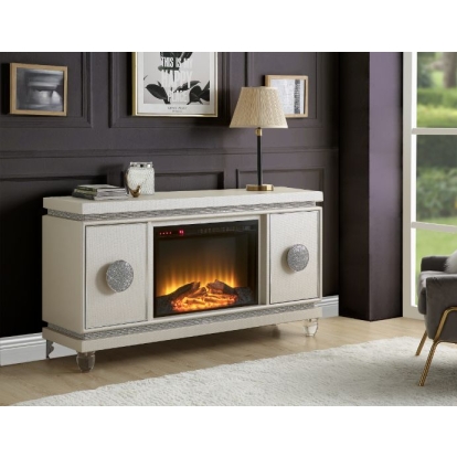 ACME Lavina Tv Stand With Fireplace Model 90535