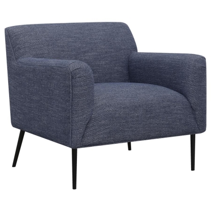 Coaster Darlene Upholstered Tight Back Accent Chair Navy Blue Model 905641