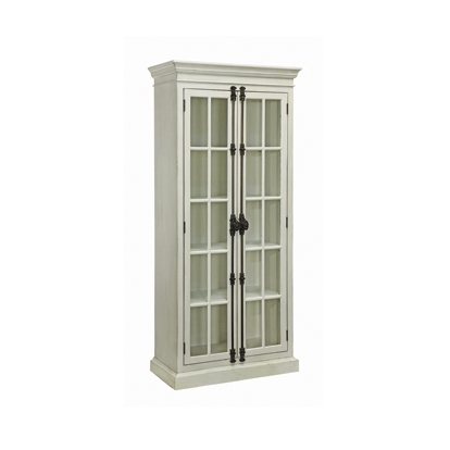 Coaster Toni 2-door Tall Cabinet Antique White