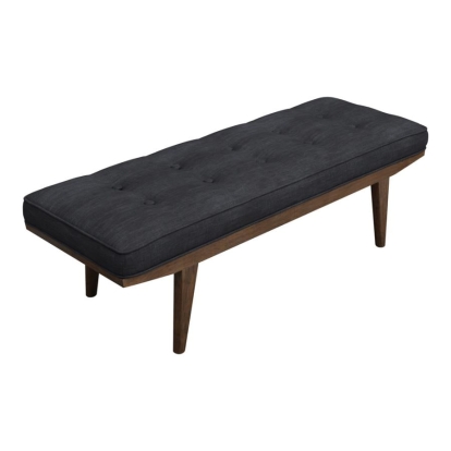 Coaster Wilson Upholstered Tufted Bench Taupe and Natural Model 910213