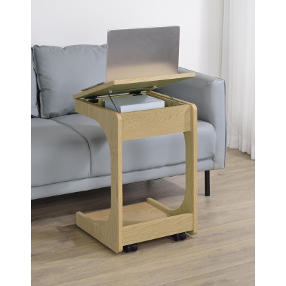 Coaster Ralston Rustic Light Oak Side Table Model 930291