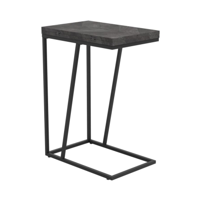 Coaster Carly Expandable Chevron Rectangular Accent Table Grey Model 931156