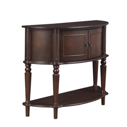 Coaster Brenda Console Table with Curved Front Brown Model 950059