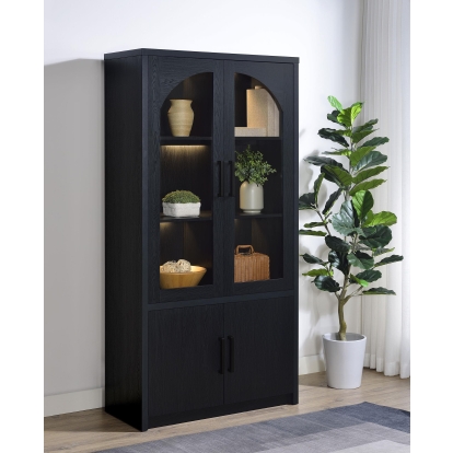Coaster Riva Transitional Black Tall Accent Cabinet Model 950432