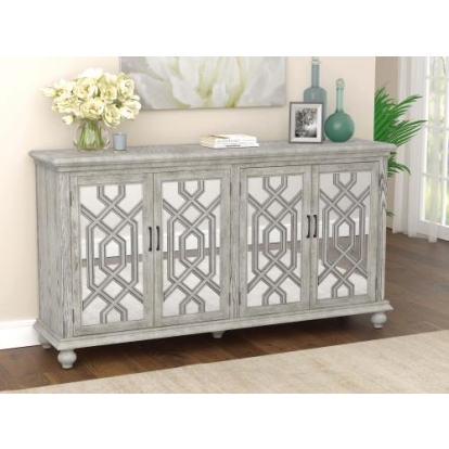 Coaster Melanie 4-door Accent Cabinet Antique White