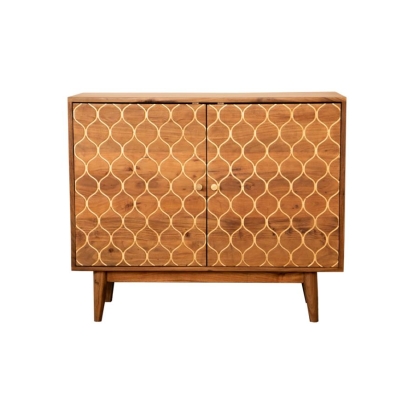 Coaster Lantana Rectangular 2-door Accent Cabinet Natural Model 953390