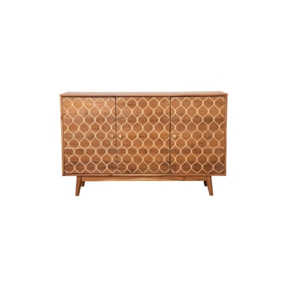 Coaster Lantana Rectangular 3-door Accent Cabinet Natural Model 953435