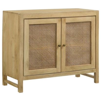 Coaster Amaryllis Rectangular 2-door Accent Cabinet Natural Model 953555