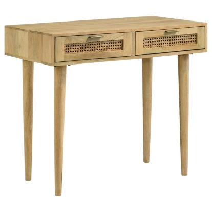 Coaster Zamora Rectangular 2-drawer Accent Writing Desk Natural Model 959575