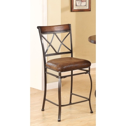 ACME Tavio Counter Height Chair (2 Piece) Model 96059