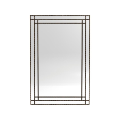 Coaster Beaded Trim Mirror Silver Model 962859