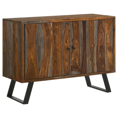 Coaster Mathis Sled Base Accent Cabinet Sheesham Grey Model 969517