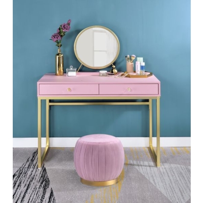 ACME Coleen Vanity Desk With Mirror & Jewelry Tray Model AC00668