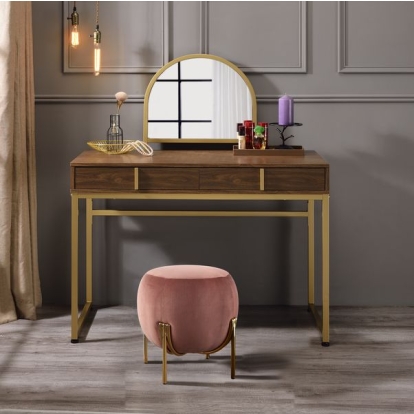 ACME Coleen Vanity Desk With Mirror & Jewelry Tray Model AC00670
