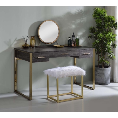 ACME Perle Vanity Desk With USB(Same 92715) Model AC00897