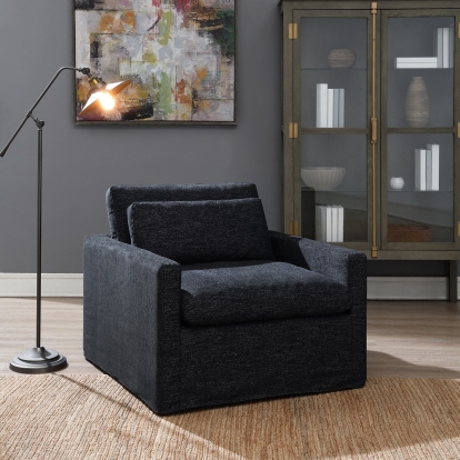 ACME Frederick SWIVEL CHAIR With PILLOW Model AC03143