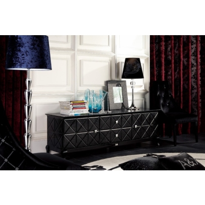 VIG Furniture Black TV Stand SKU VGUNAK538-180 - Product ID 14565