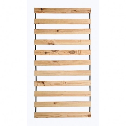 Furniture of America Becky Rustic Pine with Wood Mahogany Queen Slat Kit Model AM-SL111-Q