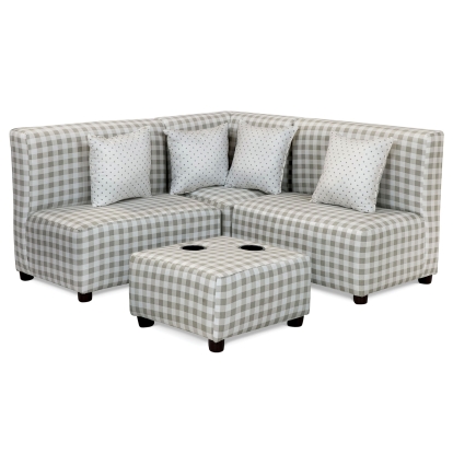 Bethanie Transitional Green Kids Sectional Model AM1102 by Furniture of America