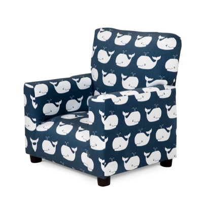 Mobee Transitional Navy Kids Chair Model AM1117 by Furniture of America