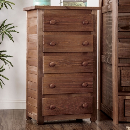 Lea Rustic Mahogany Chest Model AM7000C by Furniture of America