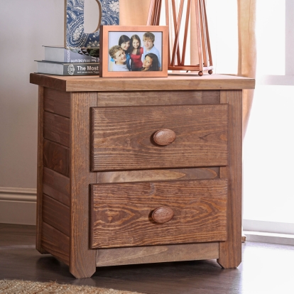 Lea Rustic Mahogany Night Stand Model AM7000N by Furniture of America