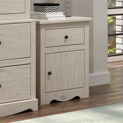 Furniture Of America Stavros Rustic Solid Wood, Others White Night Stand | AM7002WH-N