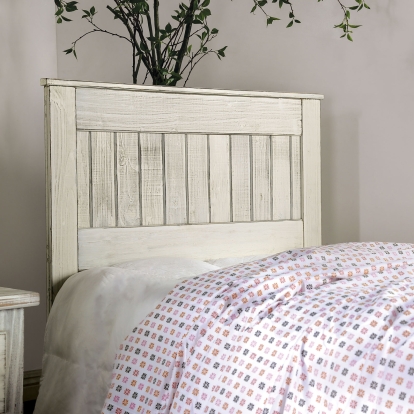 Rockwall Rustic White King Headboard Model AM7971WH-EK by Furniture of America